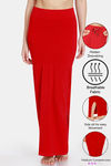 Zivame All Day Seamless Mermaid Saree Shapewear With Removable Drawcord - Tango Red1 — thumbnail 1